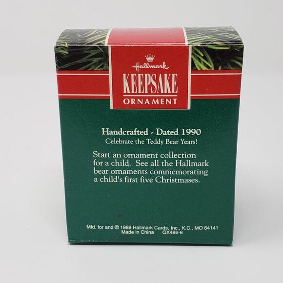 1990 Hallmark Child's Third Christmas Handcrafted Keepsake Holiday  Ornament - Picture 8 of 8